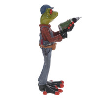 Фигурка декоративная "Лягушка строитель"