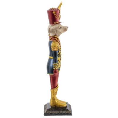 Фигурка декоративная "Солдатик-собака", L11 W11 H41,5 см