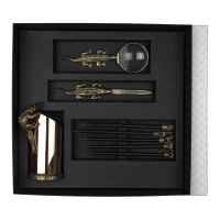 Набор канцелярский "Сафари" латунный с чернением 8 предметов