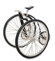 Фигурка - модель  велосипеда Otto Dicycle 1881