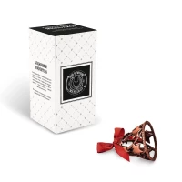 Игрушка новогодняя "Колокольчик" медная с чернением