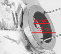 Вьетнамский фонарик "Цветы" красный