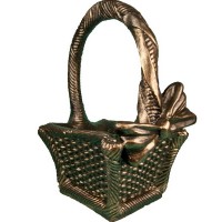 Кашпо декоративное "Корзинка с бантиком"