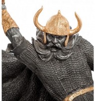 Статуэтка интерьерная "Викинг на коне"