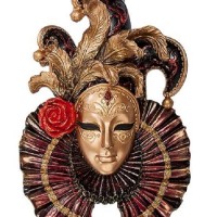Венецианская маска "Скоморох"