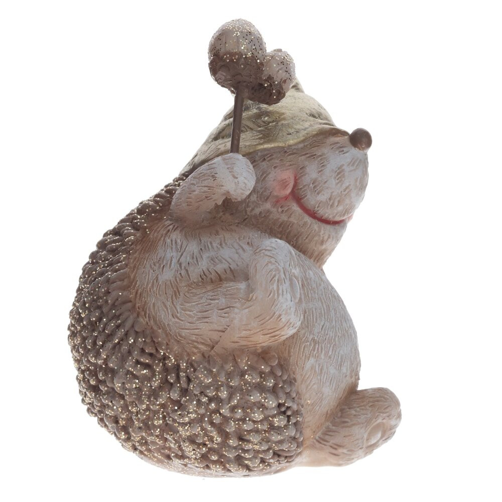 Фигурка декоративная "Ёжик", L7,5 W6,5 H7,5 см, 2в.