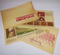 Набор плакатов "гражданская оборона СССР"