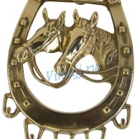 Вешалка "Лошади и подкова"