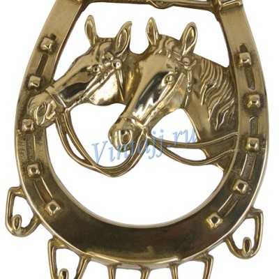 Вешалка "Лошади и подкова"