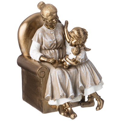 Статуэтка "Бабушка с Внучкой" 12,5х10,5х15,5 см