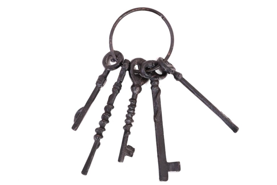 Связка декоративных ключей "Форт Боярд"     