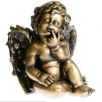 Декоративная фигурка "Задумчивый ангелочек"                     