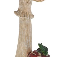 Декоративная садовая фигурка "Сказочный мухомор с лягушкой"