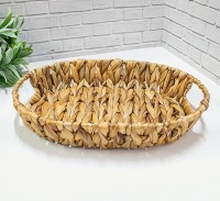 Поднос плетёный овальный "Гиацинт"   
