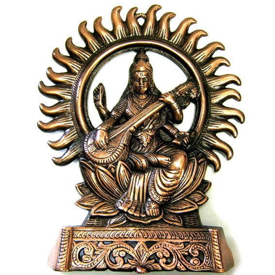 Статуэтка Сарасвати 28см, силумин Статуэтка Сарасвати 28см, силумин