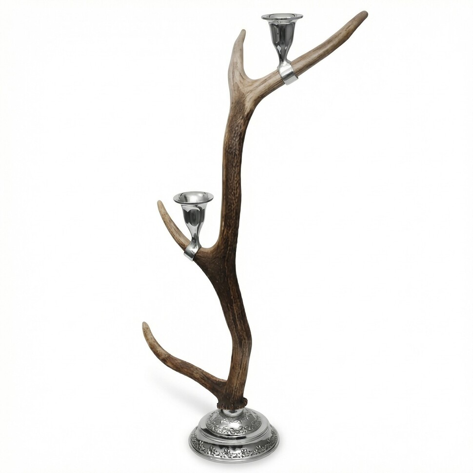 W-907-1 Подсвечник из рога на две свечи W-907-1 Подсвечник из рога на две свечи