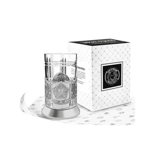 Набор для чая посеребренный "Орден Победы Герб РФ"