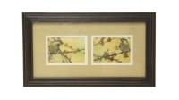 Картина в раме  "Птицы" h33,5 L59 w2см