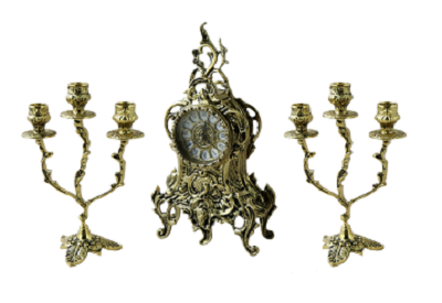 Каминные часы с канделябрами "Версаль" Каминные часы с канделябрами "Версаль"