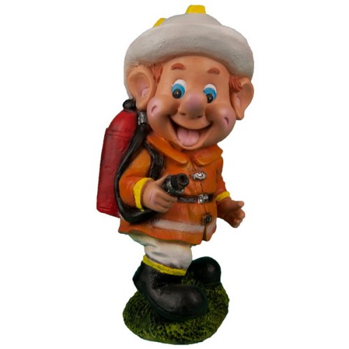 Декоративная садовая фигурка "Гном-спасатель"