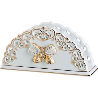 Салфетница "Золотой бантик"                         