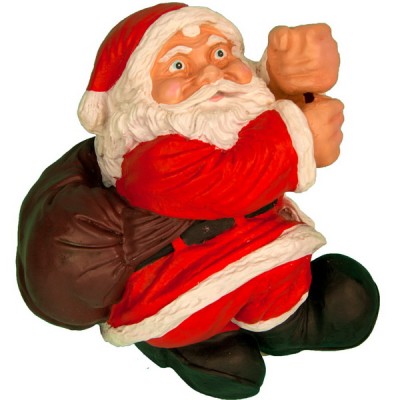 Декоративная садовая фигурка "Санта Клаус с подарками"