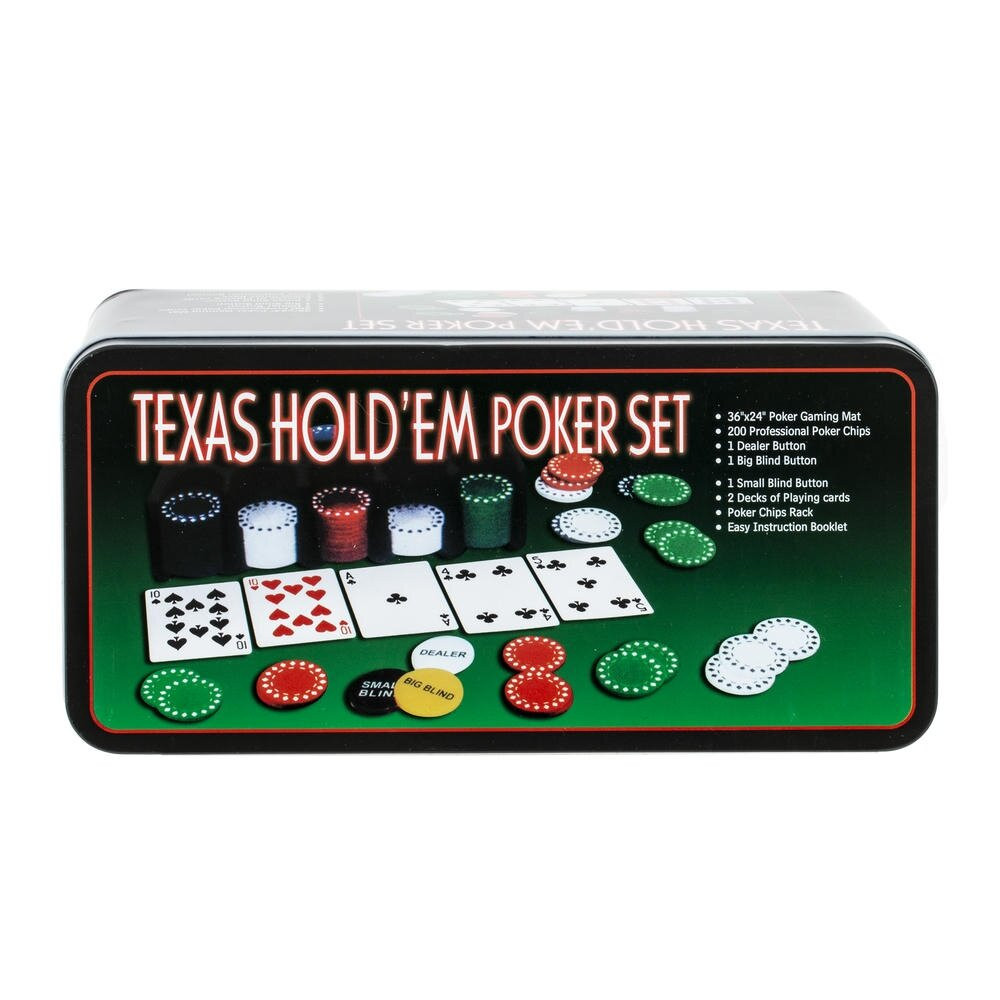 Игра настольная "Покер", L24 W11,5 H11,5 см