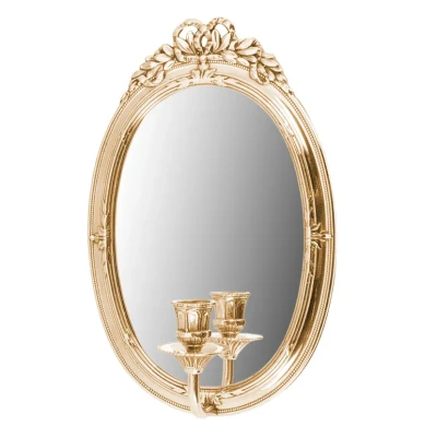 Настенное зеркало с подсвечником "Мечта"