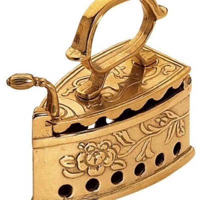 Декоративный утюг "Gold flower"