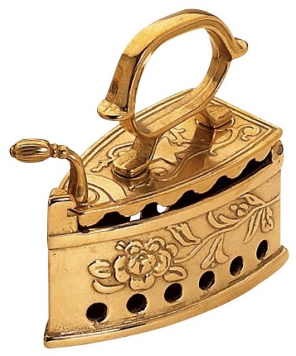 Декоративный утюг "Gold flower"