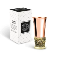 Стопка "Тетерев" медная с чернением