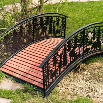 Декоративный мостик "Лесные жители" Декоративный мостик "Лесные жители"