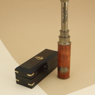 Подзорная труба в деревянном футляре "Stanley"