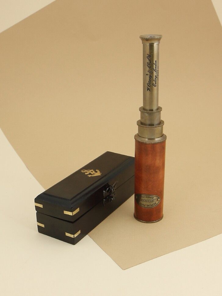 Подзорная труба в деревянном футляре "Stanley"