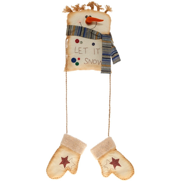 Подушка "Снеговик", H30,5 см, 2в.