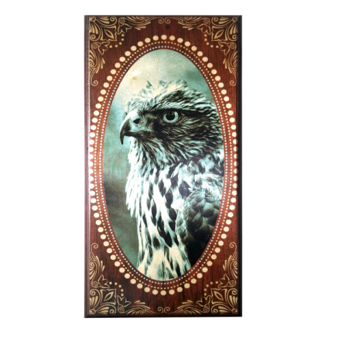 Нарды в деревянной коробке "Сокол"