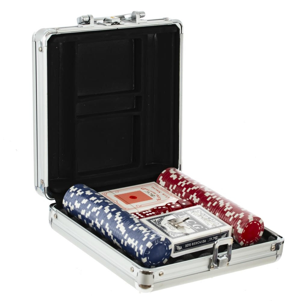 Игра настольная "Покер", L21 W22 H6,5 см