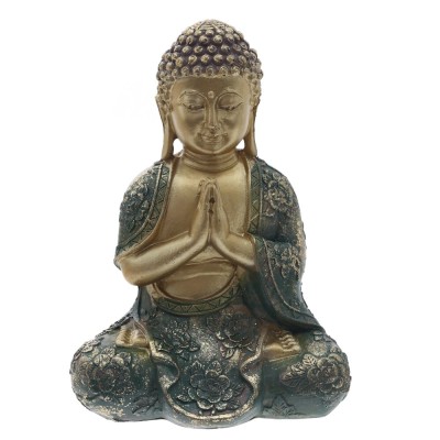 Фигурка декоративная "Молитва Будды", L9 W7 H13 см