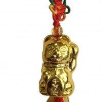 Интерьерная подвеска "Котенок с Монетками" 10 шт.                