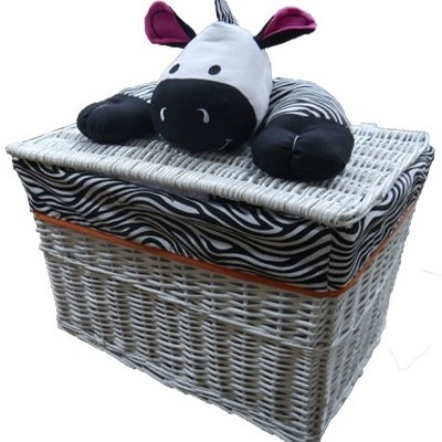 Корзина плетеная "Зебра"