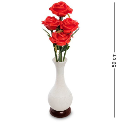 LP-04 Розы в вазе с LED-подсветкой