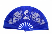 Китайский веер "Драконы инь-янь" 2 шт.