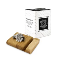 Подставка  для телефона "Ромашки" никелированная