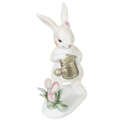 Фигурка декоративная "Заяц", L9,5 W5,5 H13 см