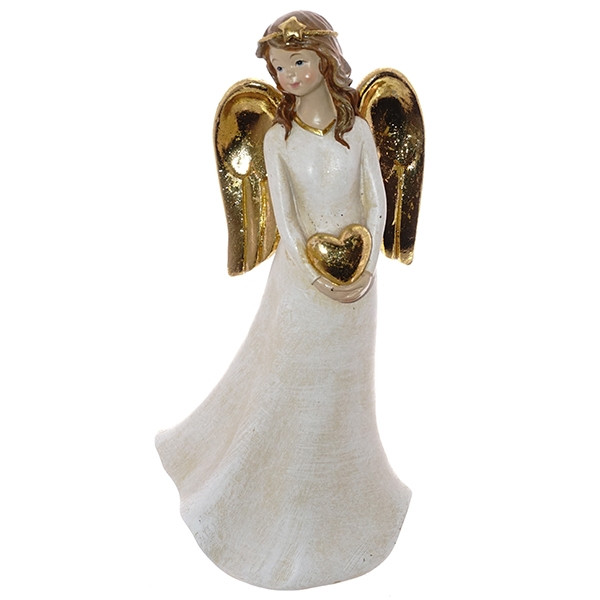 Фигурка декоративная "Ангел", L9 W6 H17 см, 2в.