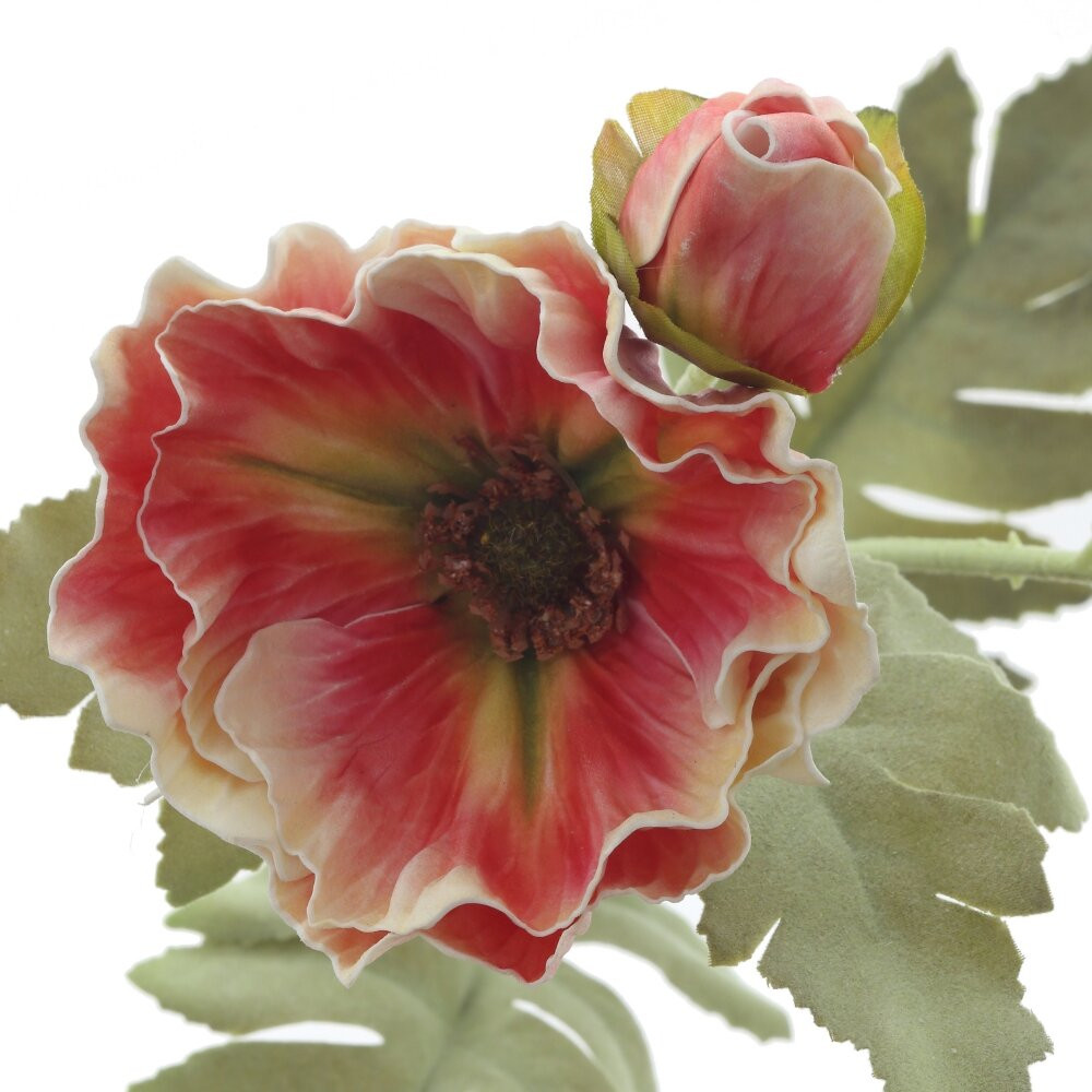 Цветок искусственный "Мак", L28 W14 H69 см