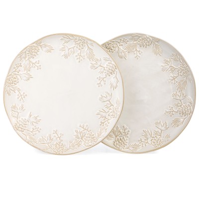 Набор закусочных тарелок из 2-х штук "PINE CONES" 21см. 