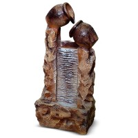 Декоративный фонтан для сада "Два кувшина"          