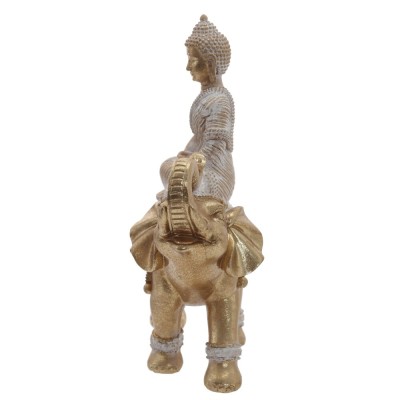 Фигурка декоративная "Будда на слоне", L14 W9 H23,5 см