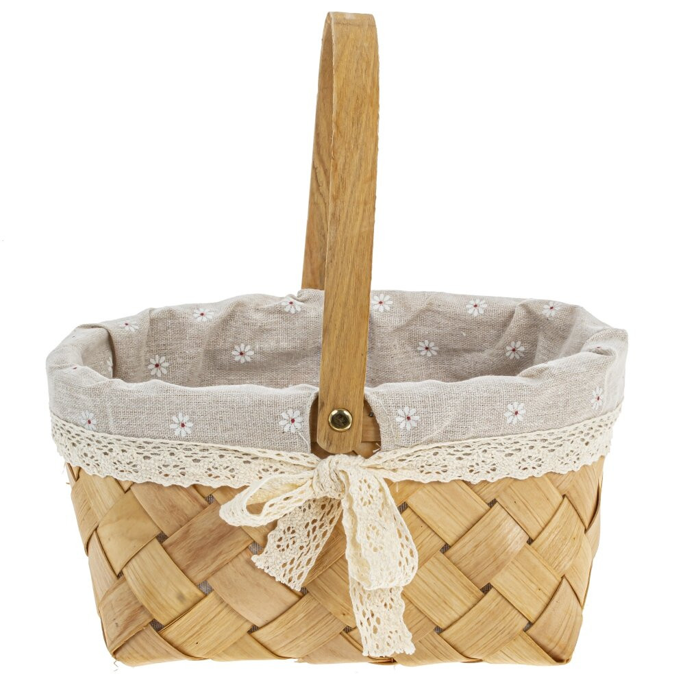 Корзина, L26 W20,5 H28,5/14 см